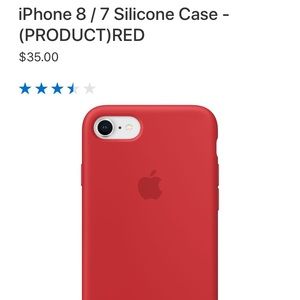 Red case for iphone 7